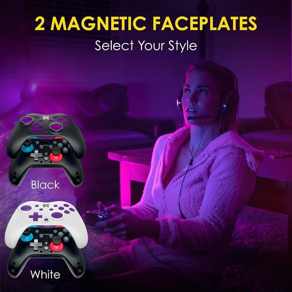 MGC Switchplate Wireless Controller for Nintendo Switch, Windows PC, OLED NEW - Picture 6 of 6